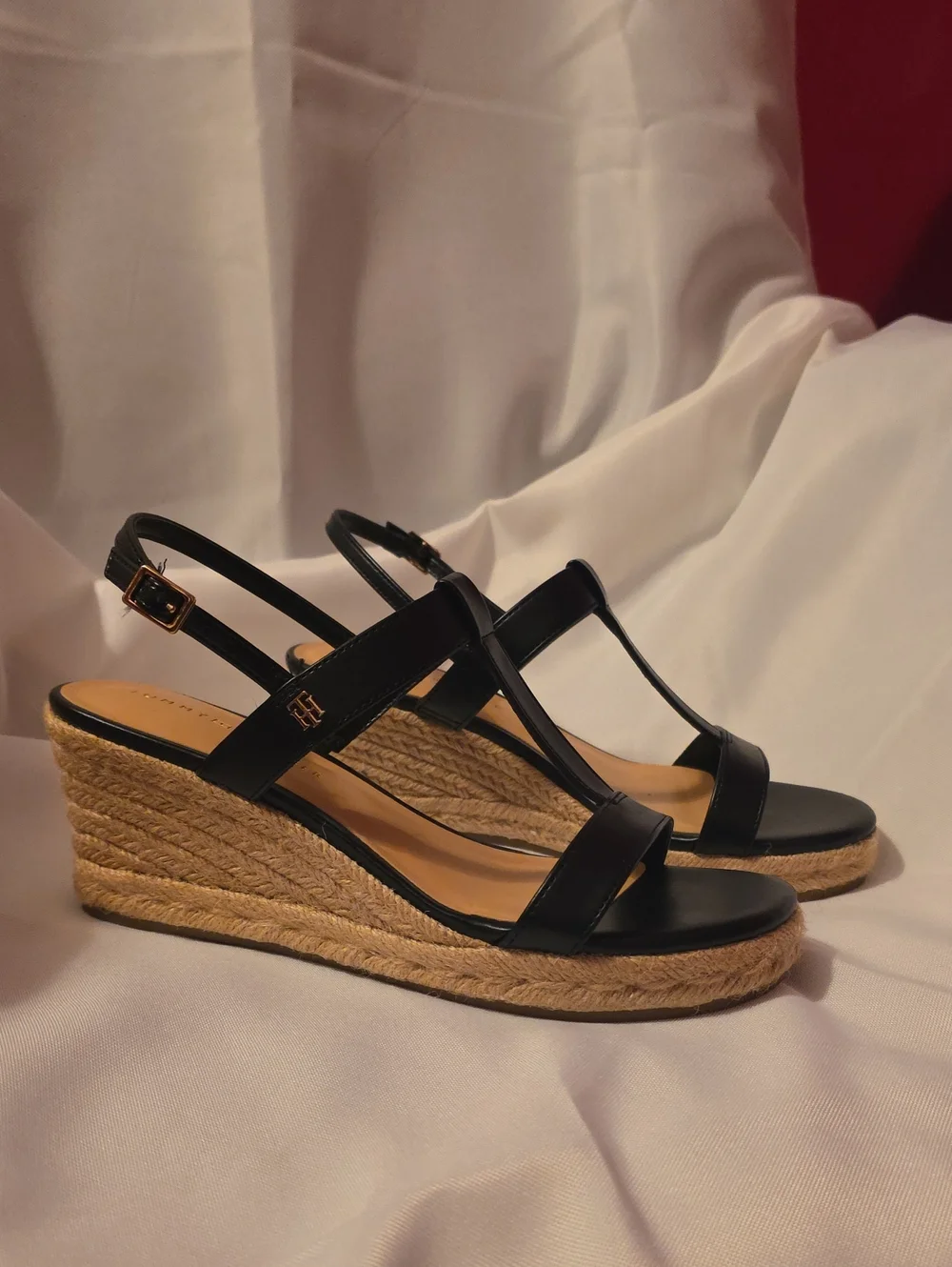 Tommy Hilfilger T-Strap Espadrille Sandals